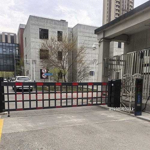 沈阳长白某单位空降道闸车牌识别系统